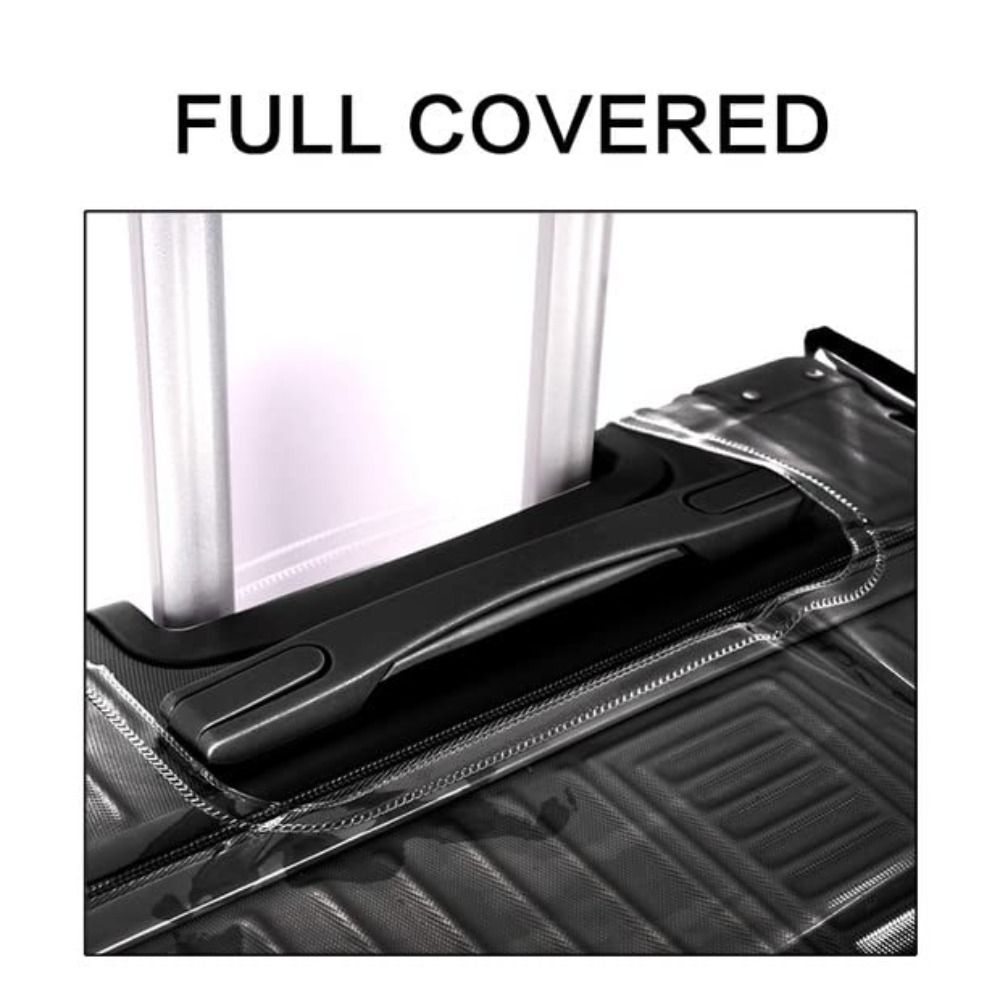 PVC Transparent Luggage Cover  - огляд і ціна Waterproof Suitcase Cover Protector