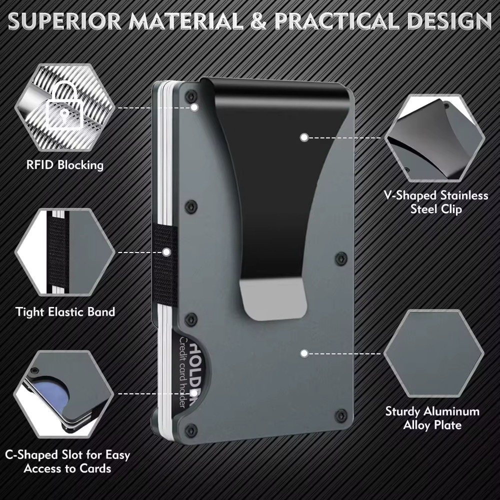 Aluminum Alloy Rfid Blocking C - огляд і ціна Wallets