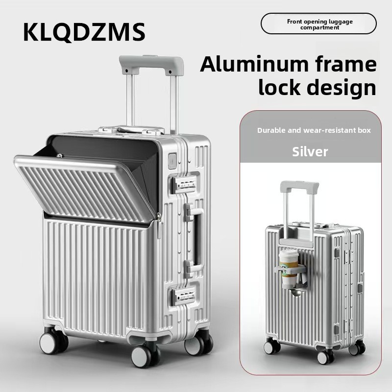 KLQDZMS Multifunctional Suitca - огляд і ціна Front Opening Laptop Luggage 24 Inch