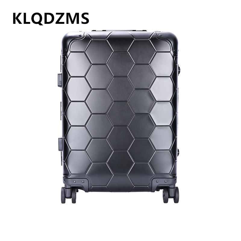 KLQDZMS Cabin Suitcase All Alu - огляд і ціна Spinner Wheel Rolling Suitcase 20 Inch