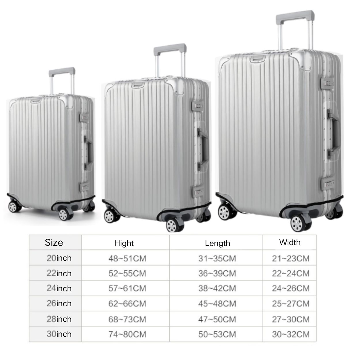 Thicken Clear Luggage Cover Pr - огляд і ціна Waterproof Suitcase Cover Protector