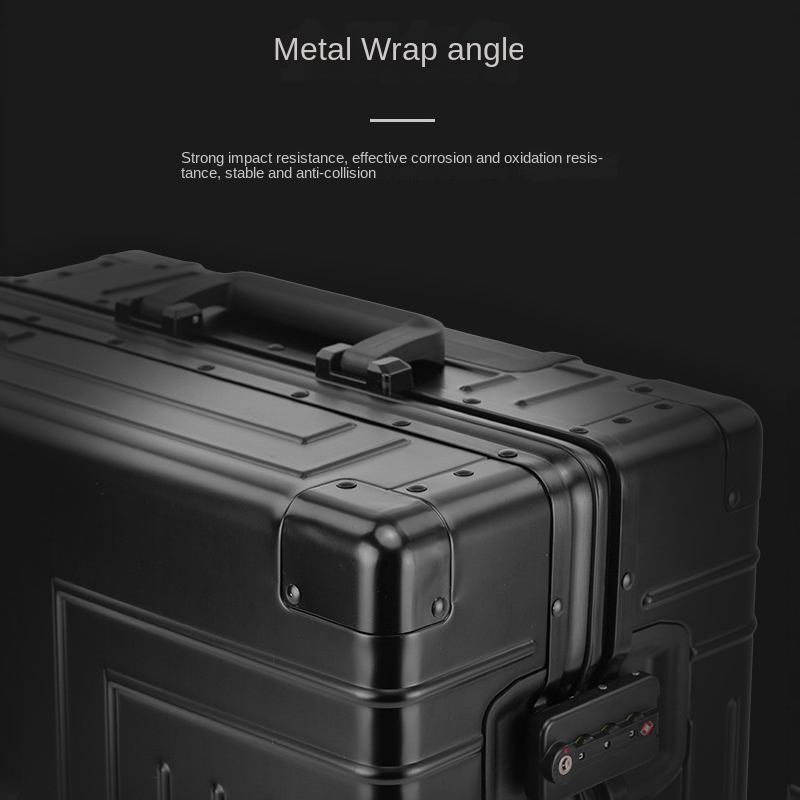 20/24/26/28 Inch Aluminum Suit - огляд і ціна Spinner Wheel Rolling Suitcase 20 Inch