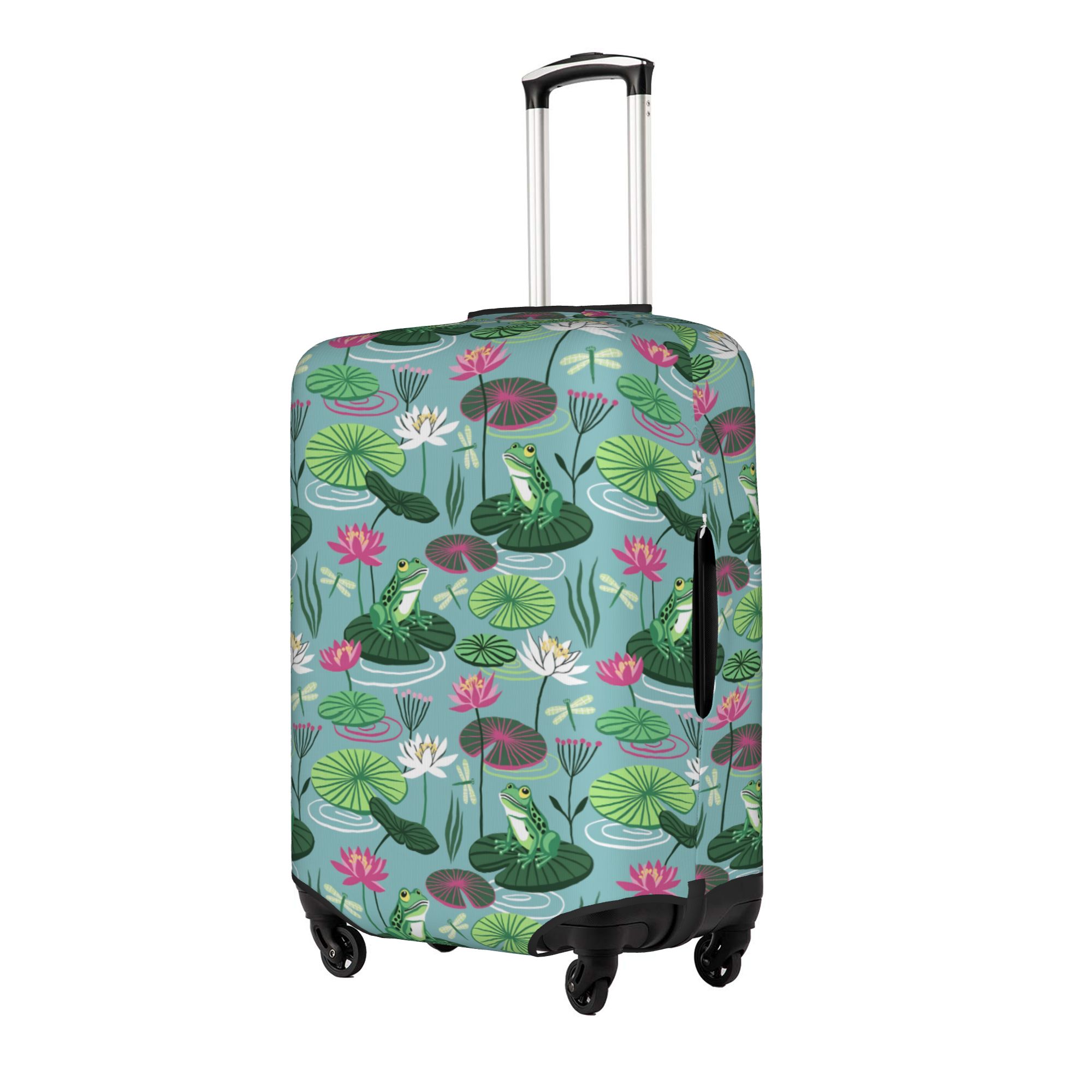 Frogs and water lilies Travel  - огляд і ціна Waterproof Suitcase Cover Protector