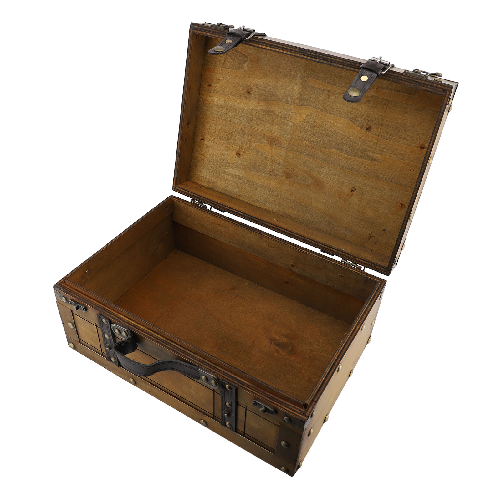 Retro Suitcase Synthetic Wood  - огляд і ціна Retro Vintage Trunk Suitcase