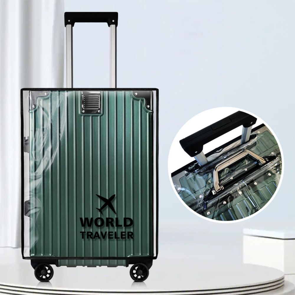 PVC Transparent Luggage Cover  - огляд і ціна Waterproof Suitcase Cover Protector