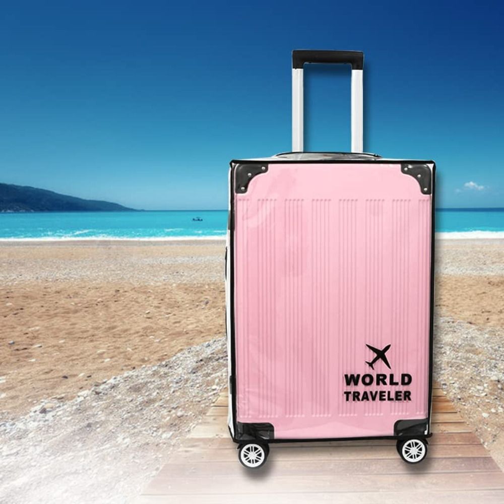 PVC Transparent Luggage Cover  - огляд і ціна Waterproof Suitcase Cover Protector