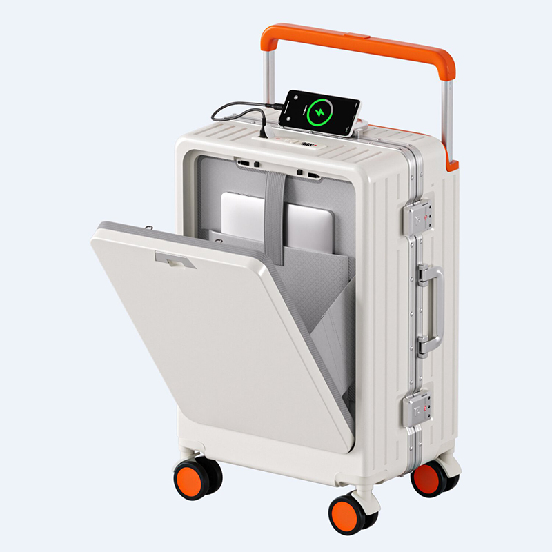 20/24/26 inch Aluminum Frame L - огляд і ціна Front Opening Laptop Luggage 24 Inch