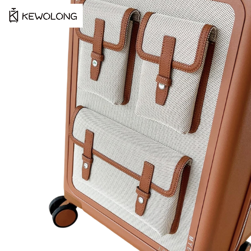 Vintage Canvas Spinner Suitcas - огляд і ціна Spinner Wheel Rolling Suitcase 20 Inch