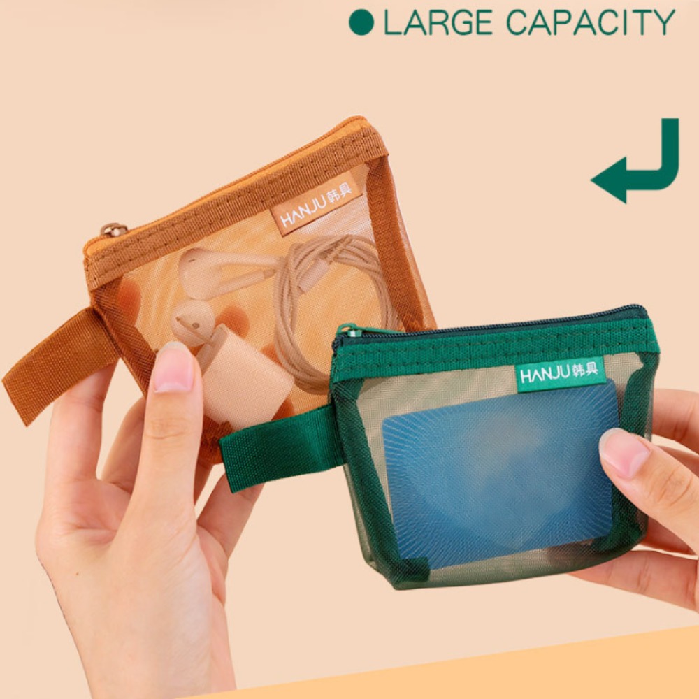 New Mesh Fabric Travel Grid Ba - огляд і ціна Wallets