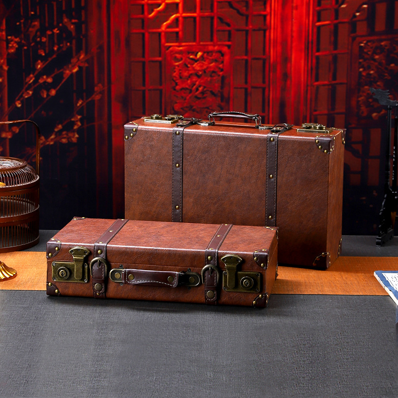 Vintage Wooden Suitcase Multi- - огляд і ціна Retro Vintage Trunk Suitcase