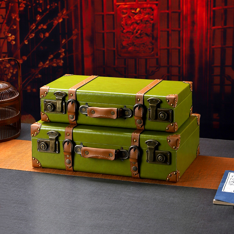 Vintage Wooden Suitcase Multi- - огляд і ціна Retro Vintage Trunk Suitcase