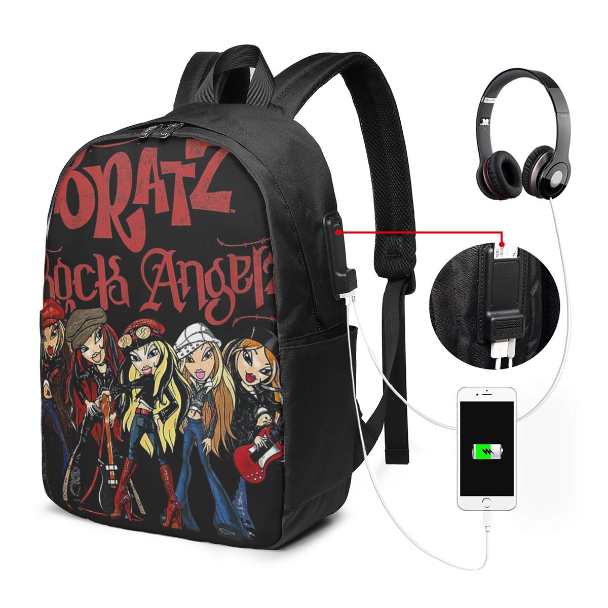 Bratz Rock Angelz Group Shot B - огляд і ціна Backpacks