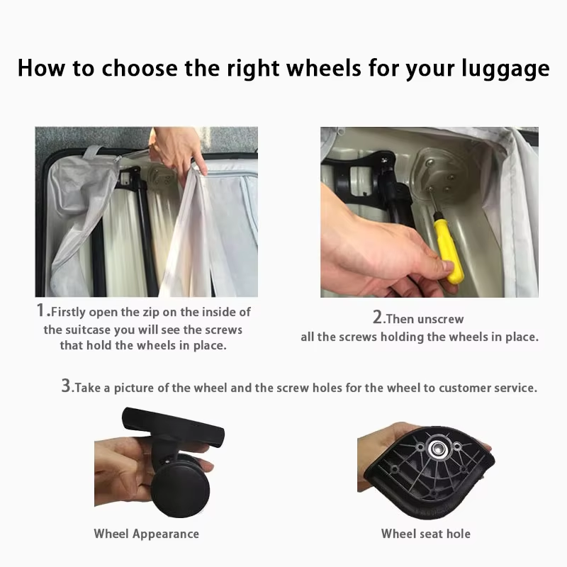 For 41Z# Luggage Spinner Wheel - огляд і ціна Silent Replacement Luggage Wheels