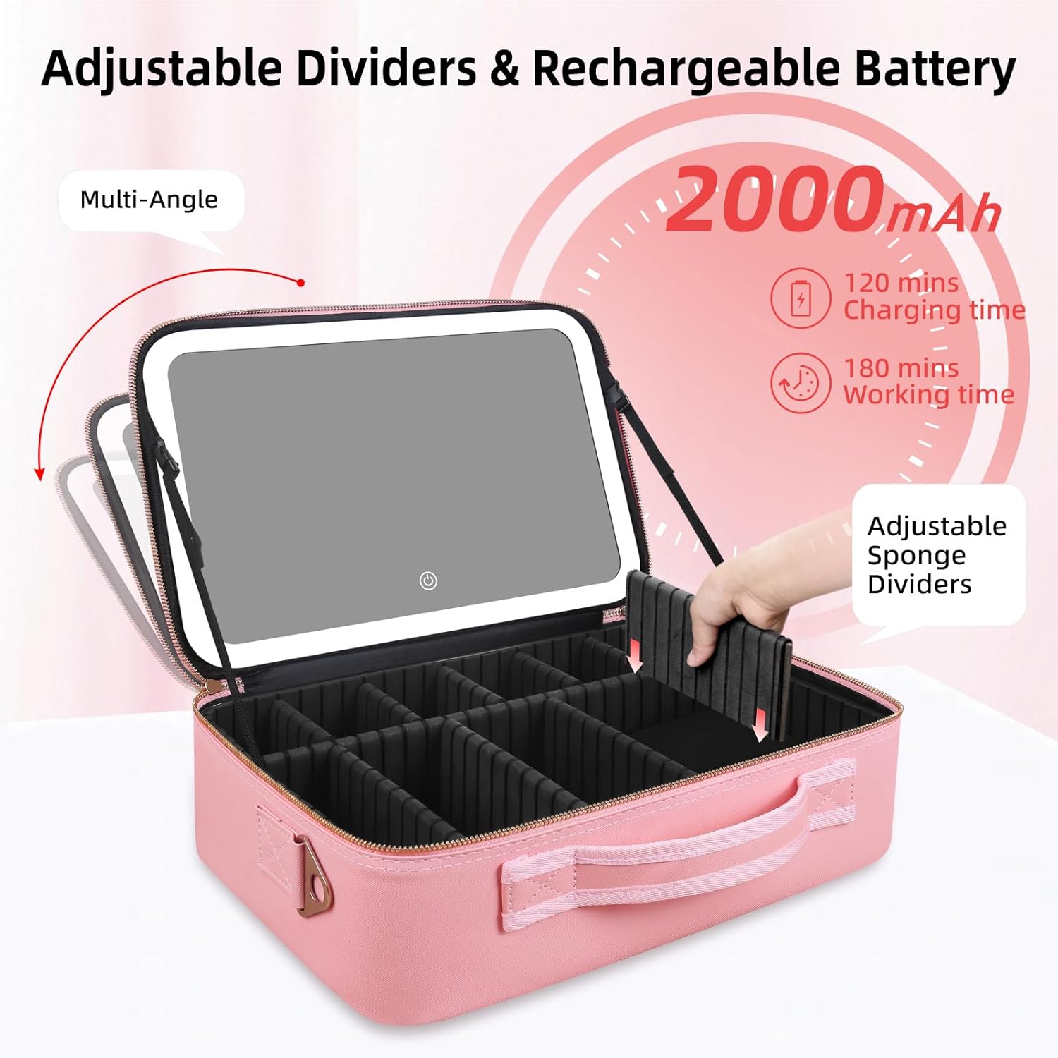 Large Capacity Makeup Bag 15'' - огляд і ціна Cosmetic Bags