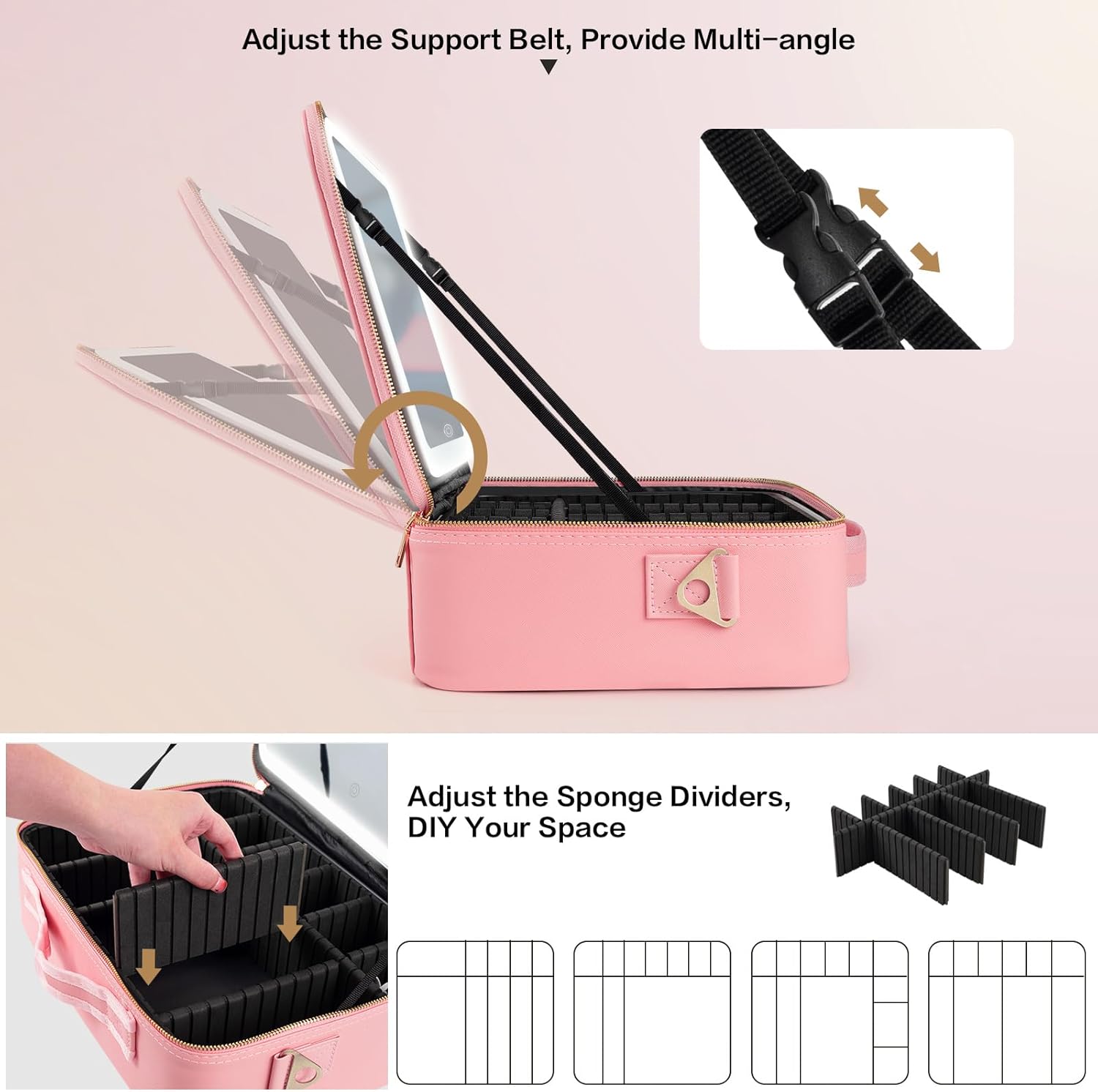 Large Capacity Makeup Bag 15'' - огляд і ціна Cosmetic Bags