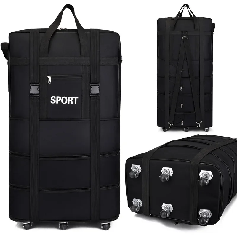 Plus Airline Checked Bag Oxfor - огляд і ціна Foldable Rolling Luggage Bag